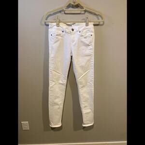 PAIGE Skyline Skinny White Jeans- size 26, EUC